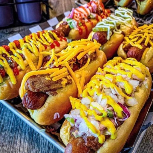 crave hotdogs with toppings