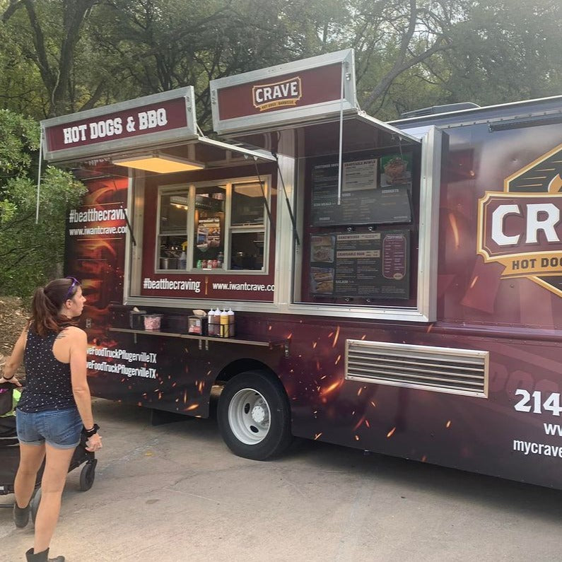 Crave Hot Dogs & BBQ Food Truck comes to you in the Austin area