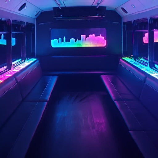 Your guests will love being transported to the party in Austin Nites party bus in Austin, TX