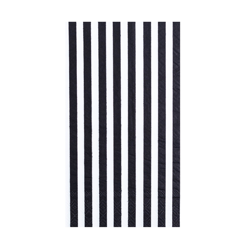 Black & White Striped More Party Faves Guest Napkins from Jollity & Co 