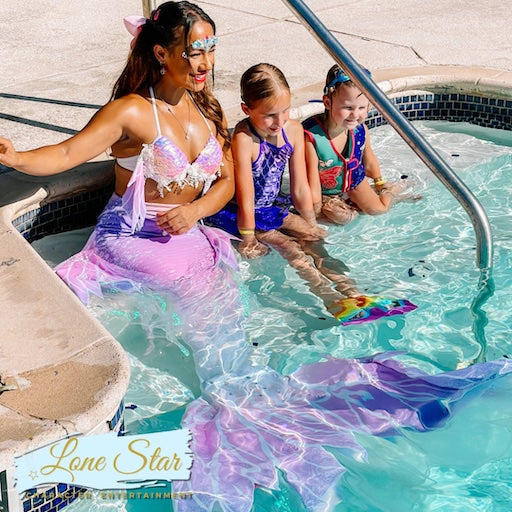 Your next birthday party will be a splash with The Little Mermaid from Lonestar Character Entertainment.