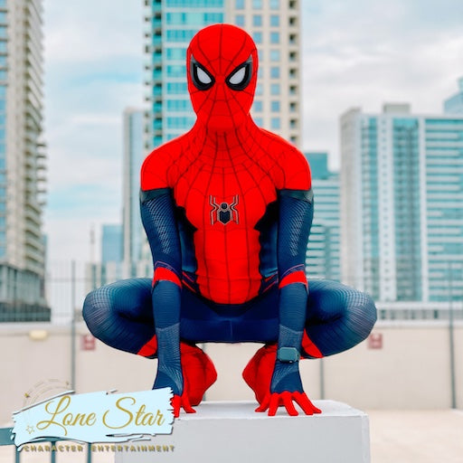 Hire spiderman to entertain at your birthday party in Austin Tx