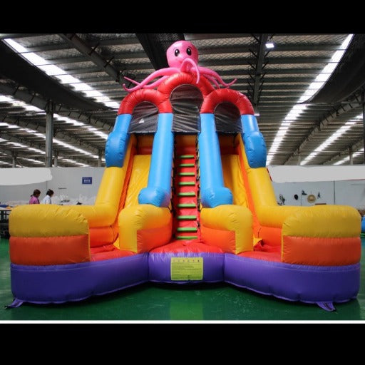 More Bounce To The House bounce house rental in Austin Texas. Octopus bounce house