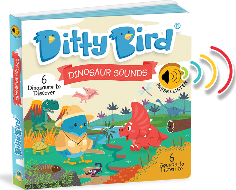 Ditty Bird Baby Sound Book: Dinosaur Sounds