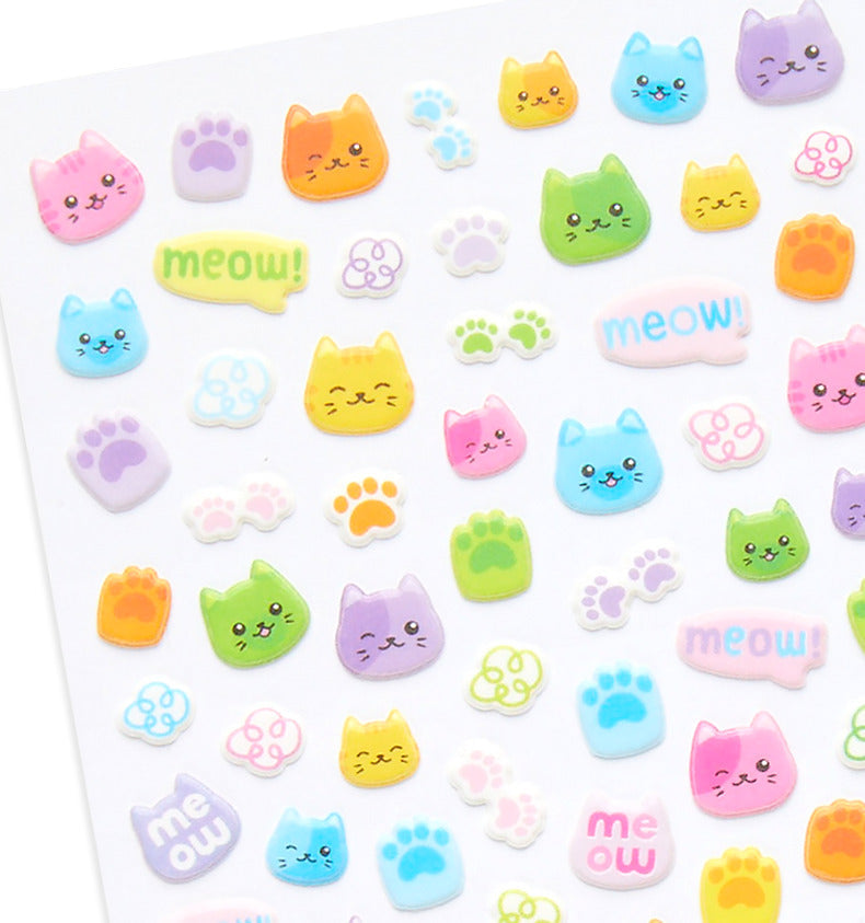 Itsy Bitsy Stickers - Colorful Cats