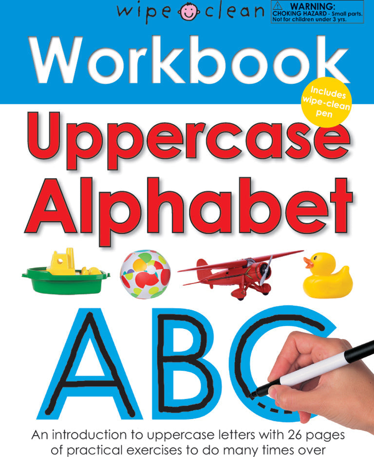 Wipe Clean Workbook Uppercase Alphabet: Includes Wipe-Clean Pen