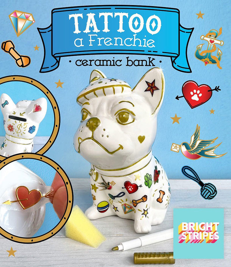 Tattoo a Frenchie Ceramic Bank