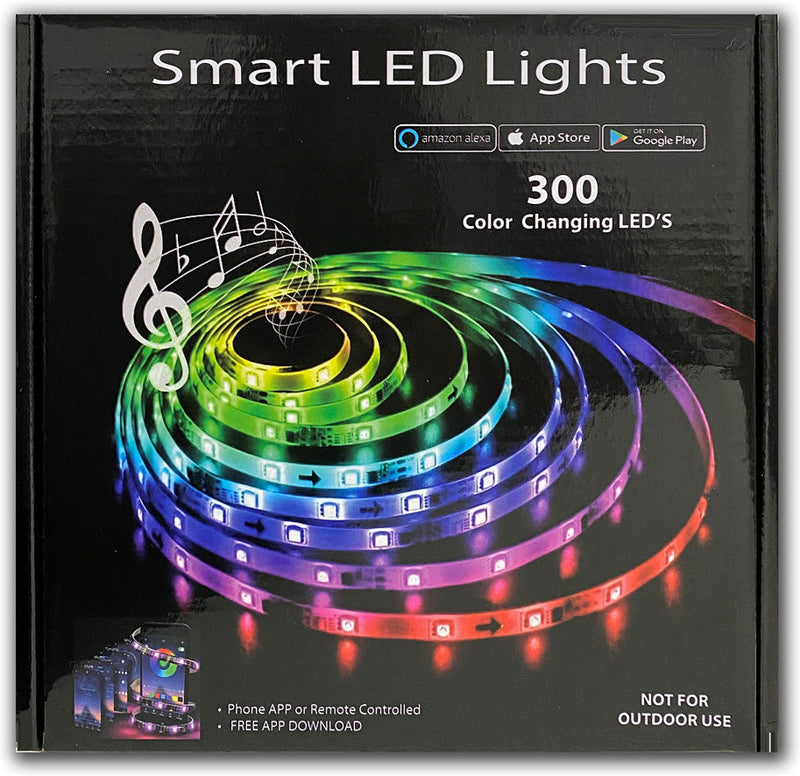 Smart LED Rainbow Lights 300 Color Changing LED's