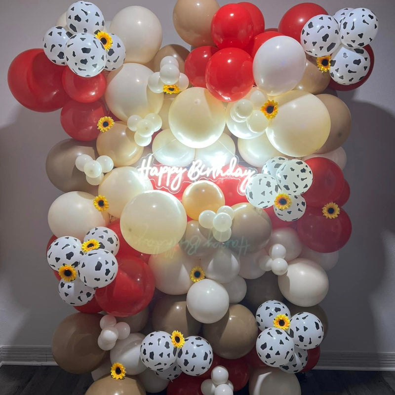 birthday balloon decor by Austin What's Poppin