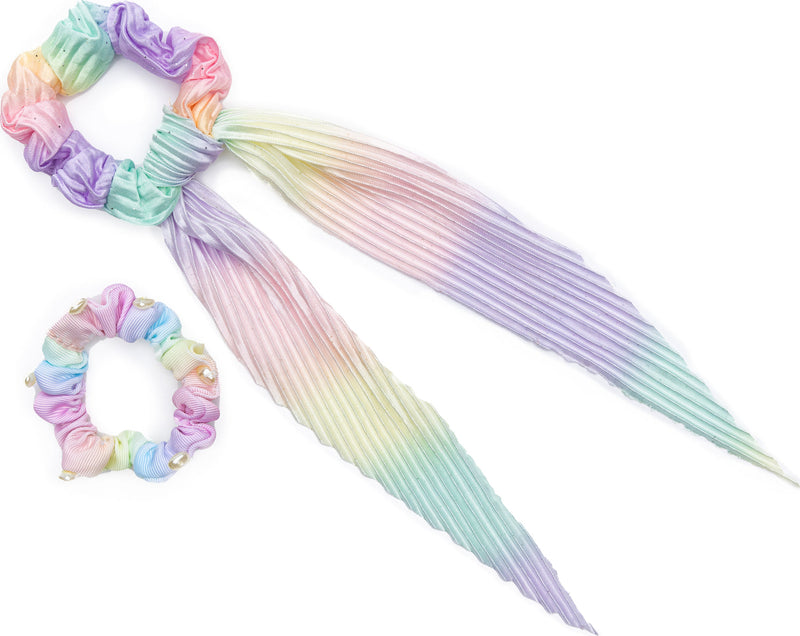 Pastel Rainbow Scrunchies  (assorted)