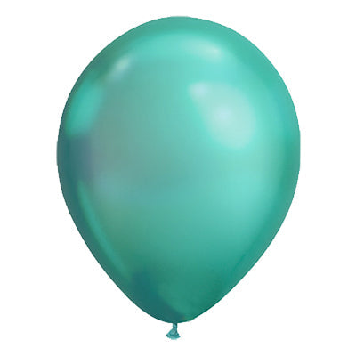 Premium Chrome Green Latex Balloon Packs (5" and 11”)