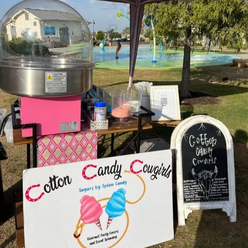 cotton candy cowgirls brings to cotton candy to your party