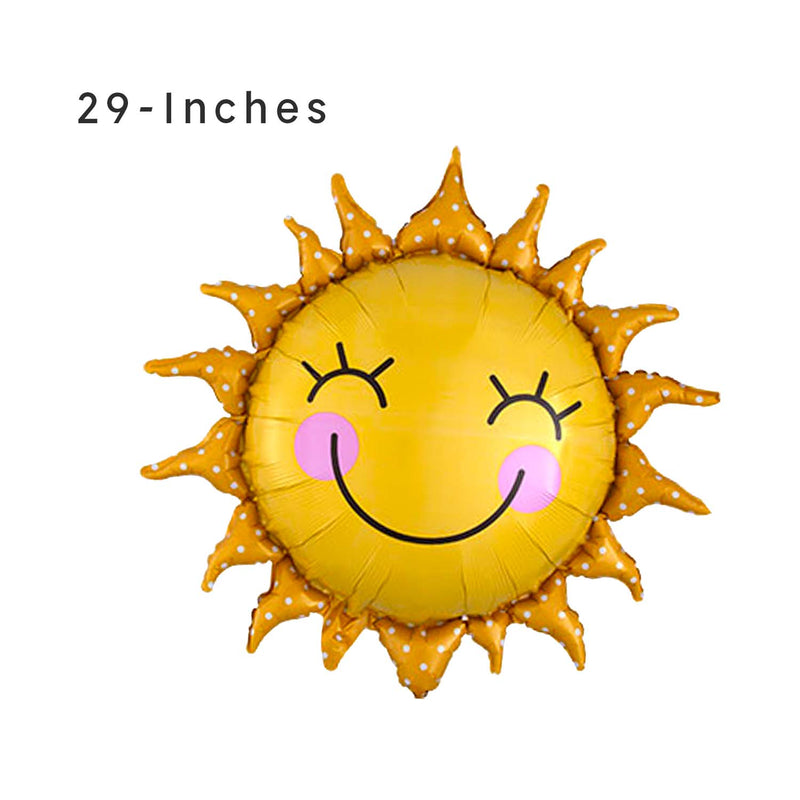 Smiling Sun Mylar Foil Balloon (29 Inches)