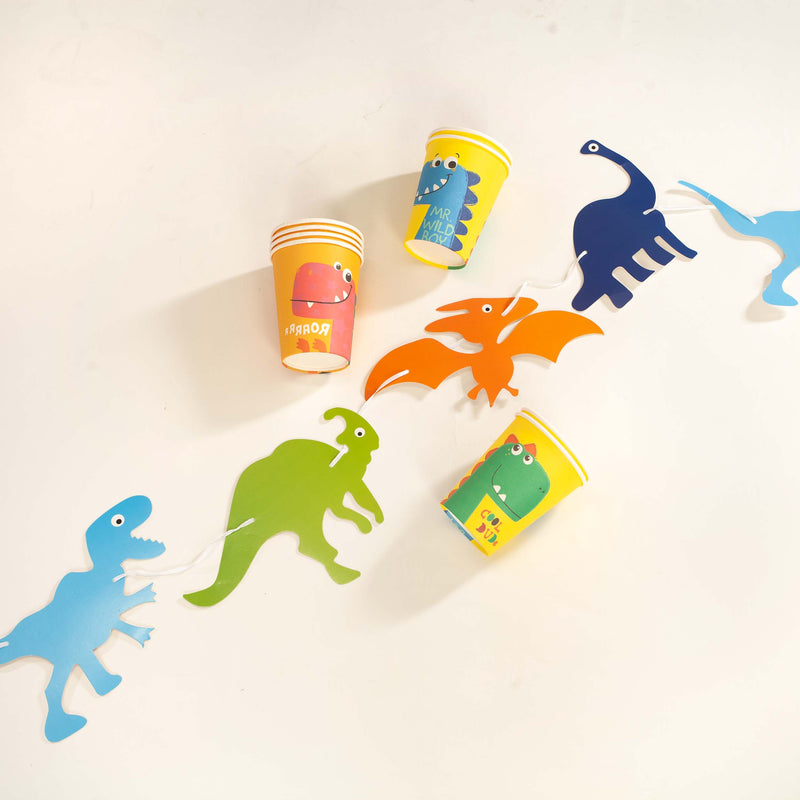 Dinosaur Party Paper Cups (Set of 8)