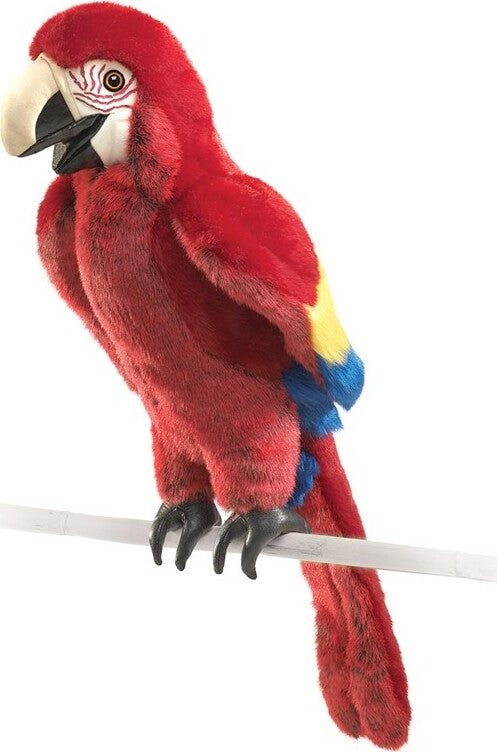 Macaw, Scarlet Hand Puppet