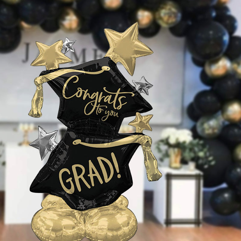 Congrats Grad Giant Standing Graduation Balloon 4+ Feet (51")