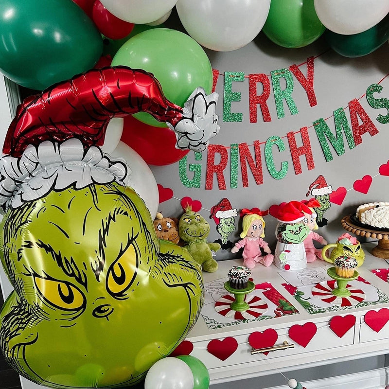 The Grinch Christmas Balloon Arch Kit