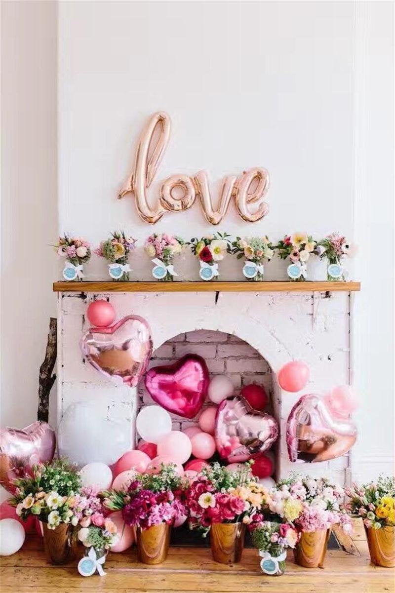 Rose Gold 42-Inch Large Love Balloon