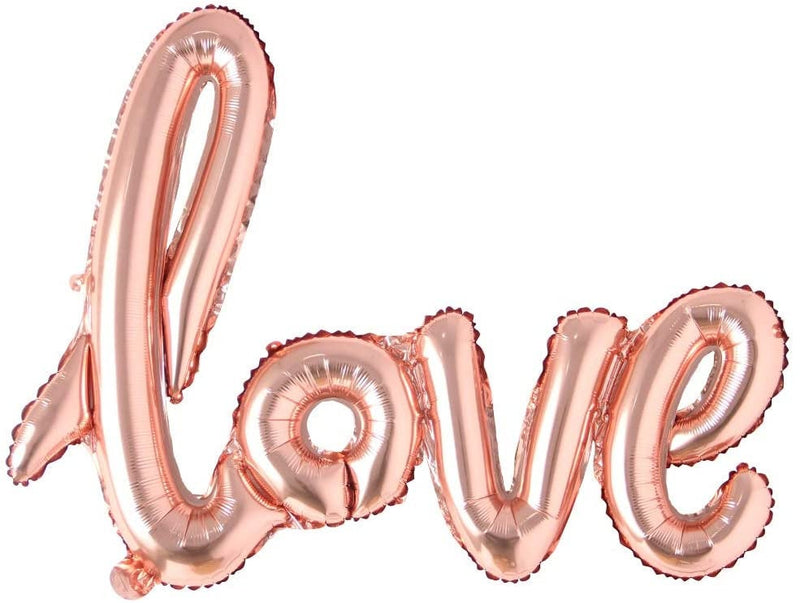Rose Gold 42-Inch Large Love Balloon