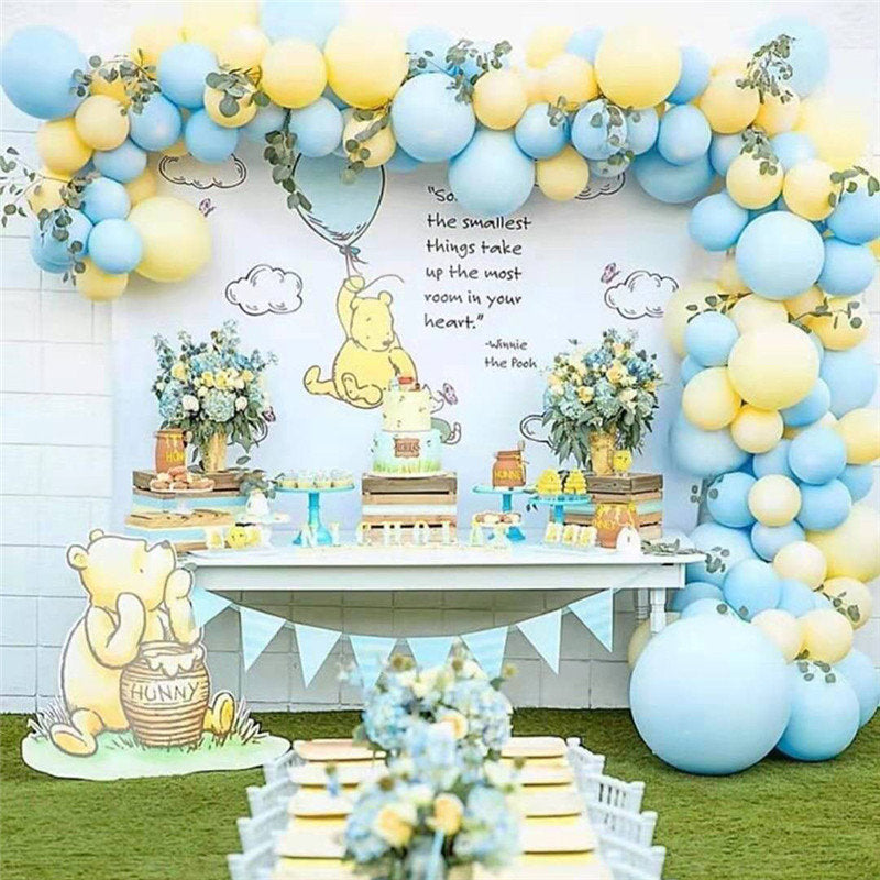 Blue and Yellow Classic Pooh Garland Balloon Kit