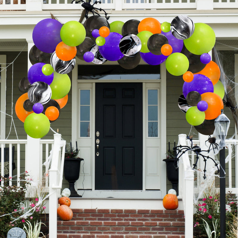 Halloween Balloon Arch - Witches & Monsters Balloon Garland Kit
