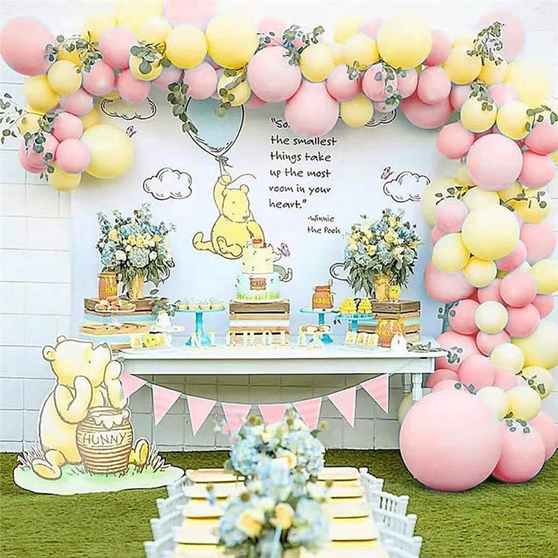 Classic Winnie the Pooh Cake Topper/pink Baby Shower Theme/pink