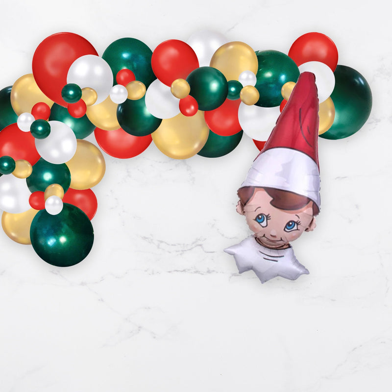 Elf on the Shelf Christmas Balloon Garland Kit