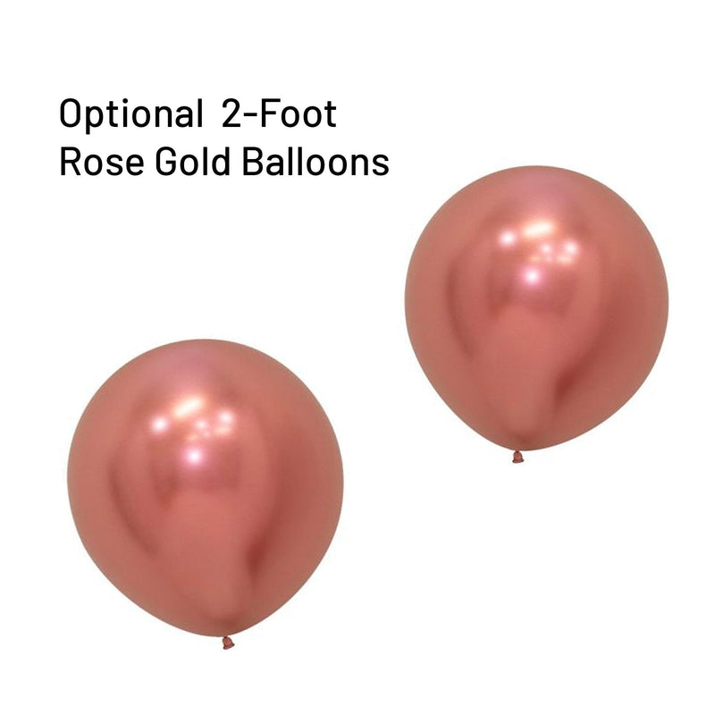 Rose Gold & Sage Christmas Confetti Balloon Garland Kit