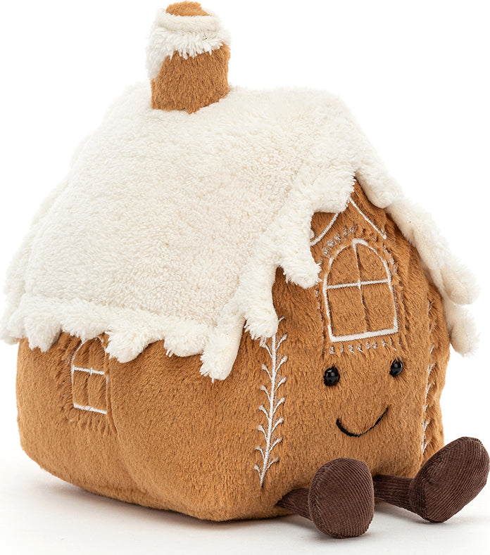 Jellycat A1gh Amuseable Gingerbread House Large