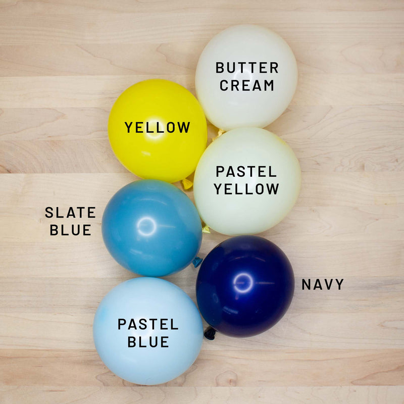 Premium Yellow Latex Balloon Packs (5", 11”, 16”, 24”, and 36”)