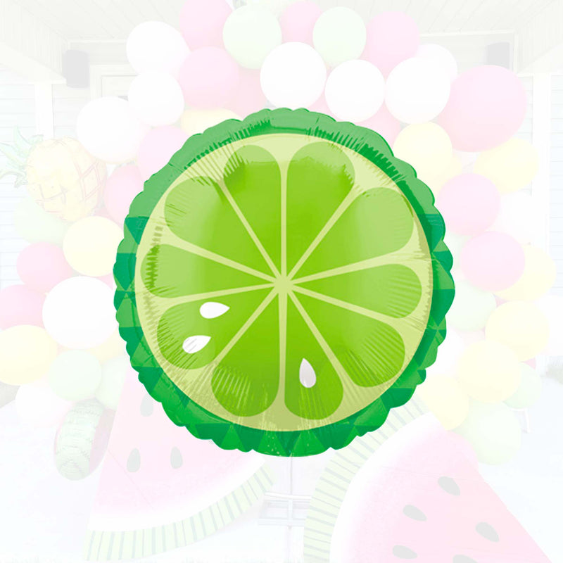 Tropical Lime Mylar Foil Balloon (18 Inches)