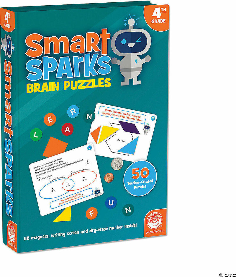 Smart Sparks Brainy Puzzles: Grade 4