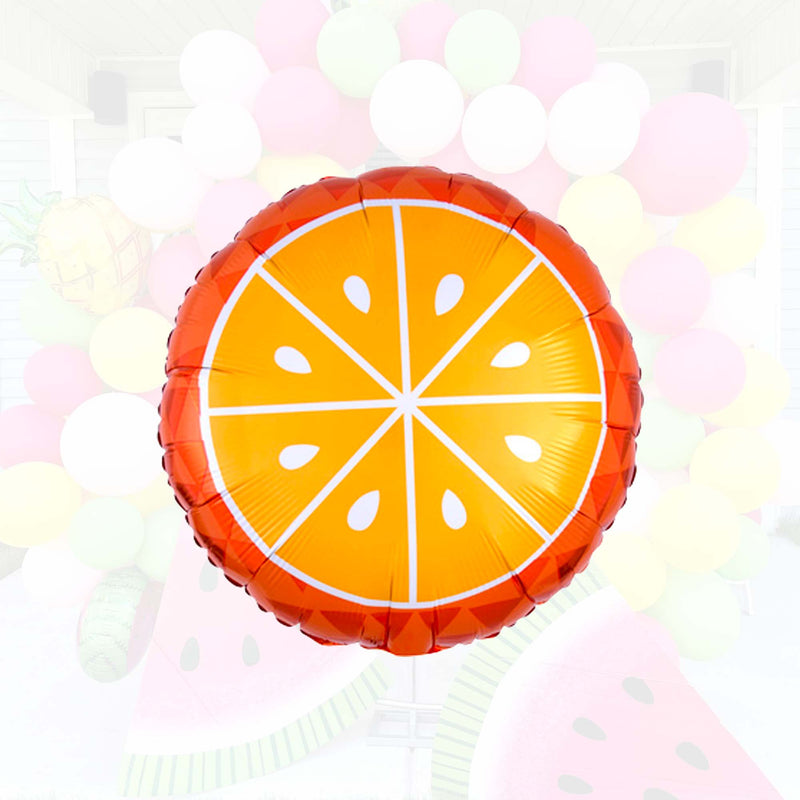 Tropical Orange Slice Mylar Foil Balloon (18 Inches)