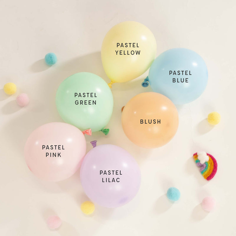 Premium Pastel Yellow Latex Balloon Packs (5", 11”, 16”, 24”, and 36”)
