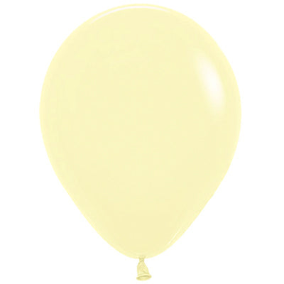 Premium Pastel Yellow Latex Balloon Packs (5", 11”, 16”, 24”, and 36”)