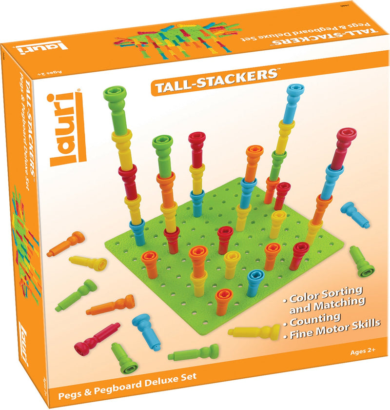 Deluxe Tall-Stacker Pegs & Pegboard Set