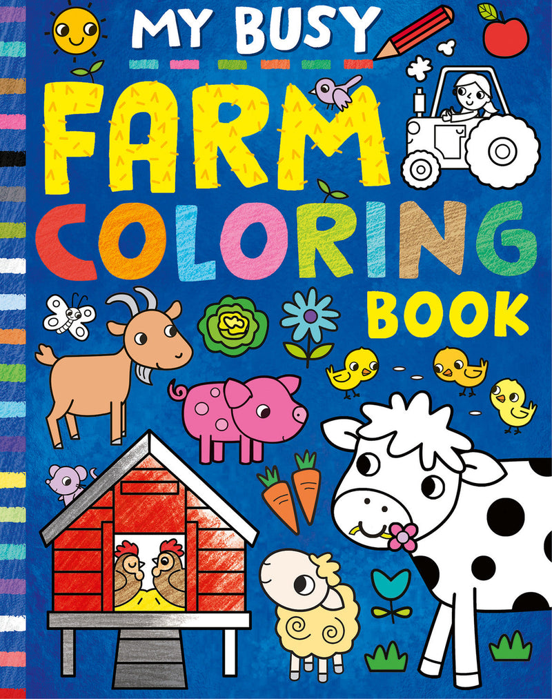 My Busy Farm Coloring Book