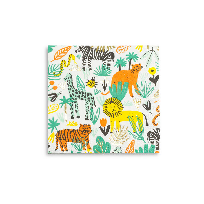 Wild Safari Animal Paper Napkins (Set of 16)